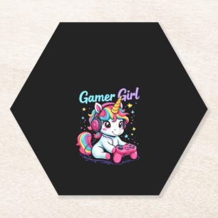 Womens Gamer Gamer Unicorn Tank Top Untersetzer