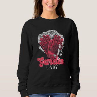 Womens Garden Lady Gardener Pflanze Blume Gardeni Sweatshirt
