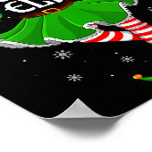 Womens Gardening Elf Christmas Family Girls Women Poster (Ecke)