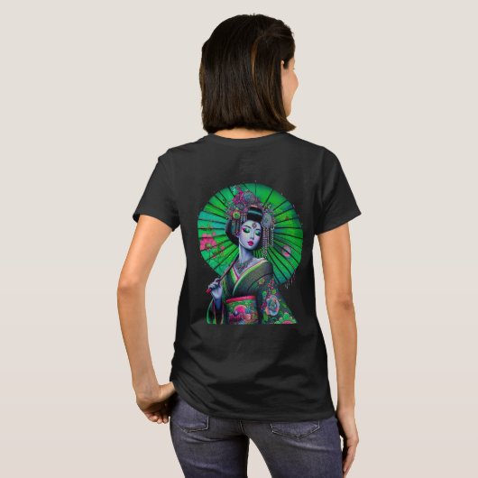 Women's Geisha Tshirt  (Schwarz voll)