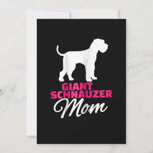 Womens Giant Schnauzer Mama Ankündigung