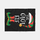 Womens Gigi Elf Xmas Matching Pajamas Group Christ Fleecedecke (Vorderseite (Horizontal))