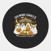 Womens Gilmore Ghouls, wo Sie suchen I will Follo Runder Aufkleber (Vorderseite)