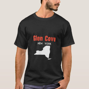 Womens Glen Cove New York USA Staat America Travel T-Shirt