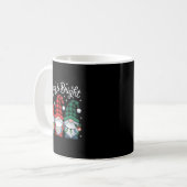 Womens Gnomes Merry And Bright Christmas Lights Bu Kaffeetasse (Vorderseite Links)