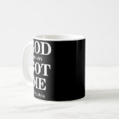 Women's God Always Got Me, My Peace My Joy Cool Qu Kaffeetasse (Vorderseite Links)
