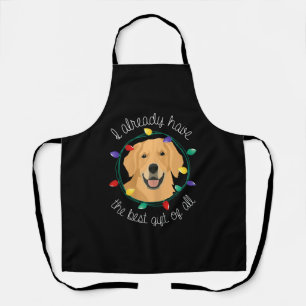 Womens Golden Retriever Weihnachtshund Lover für W Schürze