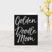 Womens Goldendoodle Odle Mother's Day Gift Cute Go Karte (Gelbe Blume)