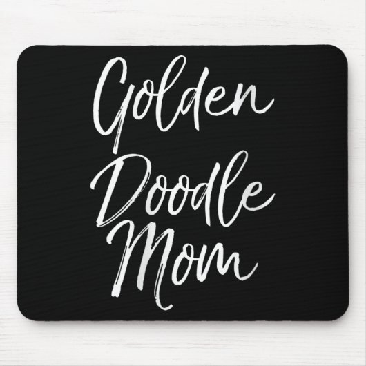 Womens Goldendoodle Odle Mother's Day Gift Cute Go Mousepad (Vorne)