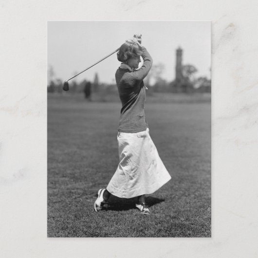 Women's Golf Fashion, 1910er Postkarte (Vorderseite)