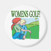 Womens Golf Magnet (Vorne)