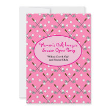 Women's Golf Season Open Party Einladung