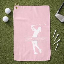 Womens Golf Silhouette Personalized Monogram City
