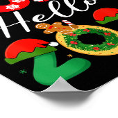 Womens Goodbye 2025 Hello 2026 Christmas Matching  Poster (Ecke)