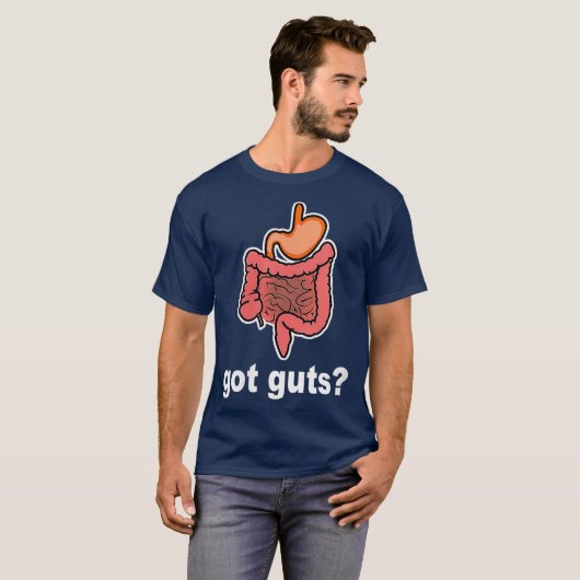 Womens Got Guts Funny Gastrointestinale GI Nurse T-Shirt (Vorne ganz)