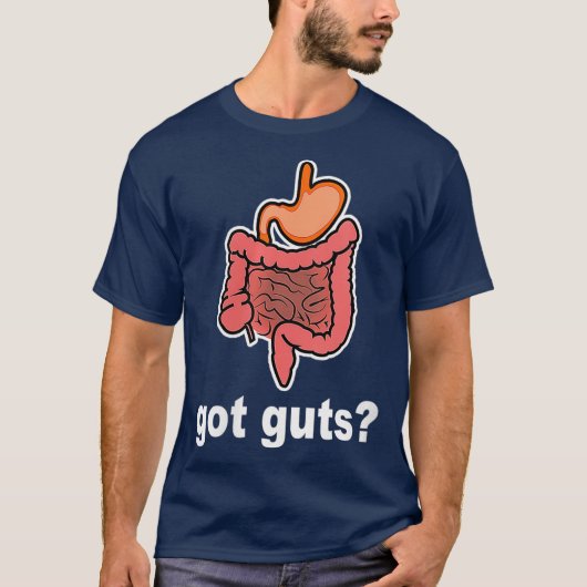 Womens Got Guts Funny Gastrointestinale GI Nurse T-Shirt (Vorderseite)