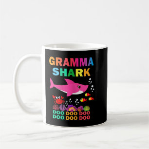 Womens Gramma Shark Shirt Matching Family Mother's Kaffeetasse
