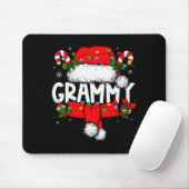 Womens Grammy Christmas Pajama Santa Claus Family  Mousepad (Mit Mouse)