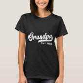 Womens Grandpa Est 2026 New Grandfather Design V-n T-Shirt (Vorderseite)