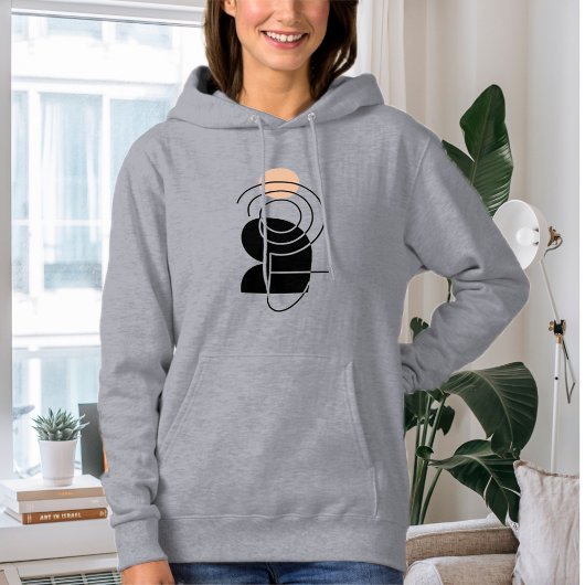 Women's Gray Sweatshirt - Minimalist, Elegant