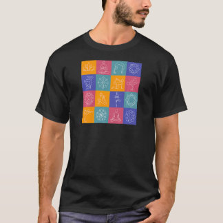 Womens Gray Yoga T-Shirt