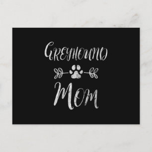 Womens Greyhound Mama Shirt Italienisches Greyhoun Postkarte