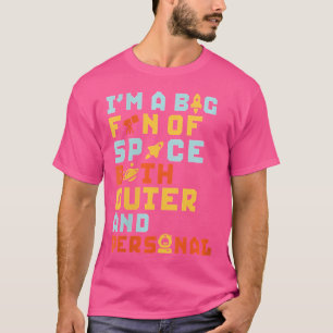 Womens große Fantasie des Weltraums sowohl für den T-Shirt