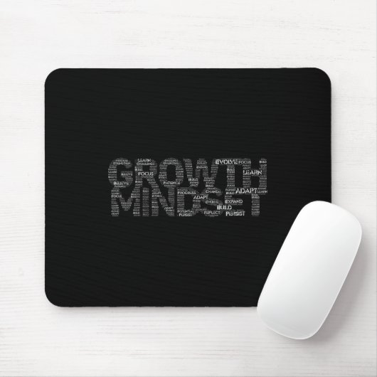Womens Growth Mindset Motivation And Insrational V Mousepad (Mit Mouse)