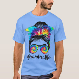 Womens Hair Bun Oma Life Messy Hair Bun Krawatte D T-Shirt