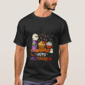 Womens Hallothanksmas Halloween Thanksgiving Chris T-Shirt (Vorderseite)