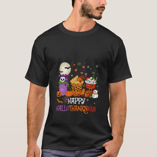 Womens Hallothanksmas Halloween Thanksgiving Chris T-Shirt (Vorderseite)