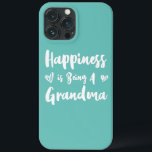 Womens Happiness is Being a Grandma Grandmother Case-Mate iPhone Hülle<br><div class="desc">Womens Happiness is Being a Grandma Grandmother Mom Mother's Day Gift. Perfect gift for your dad,  mom,  papa,  men,  women,  friend and family members on Thanksgiving Day,  Christmas Day,  Mothers Day,  Fathers Day,  4th of July,  1776 Independent day,  Veterans Day,  Halloween Day,  Patrick's Day</div>
