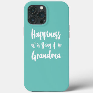Womens Happiness is Being a Grandma Grandmother iPhone 13 Pro Max Hülle