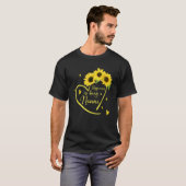 Womens Happiness Is Being A Nonni Sunflower T-Shirt (Vorne ganz)