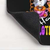 Womens Happy Hallothanksmas Coquette Bow Coffee La Mousepad (Ecke)