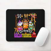 Womens Happy Hallothanksmas Coquette Bow Coffee La Mousepad (Mit Mouse)