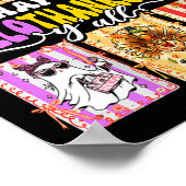 Womens Happy Hallothanksmas Y’all Funny Holiday Ma Poster (Ecke)