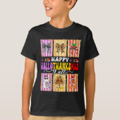 Womens Happy Hallothanksmas Y’all Funny Holiday Ma T-Shirt (Vorderseite)