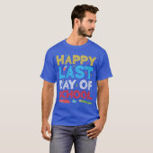 Womens Happy Last Day of School Students and Teach T-Shirt (Vorne ganz)