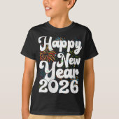 Womens Happy New Year 2026 Nye Fireworks Cool New  T-Shirt (Vorderseite)