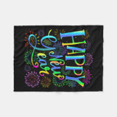 Womens Happy New Year 2026 V-neck Fleecedecke (Vorderseite (Horizontal))