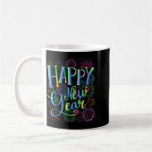 Womens Happy New Year 2026 V-neck  Kaffeetasse (Links)