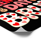 Women's Happy Valentine's Day Hearts Matching Kids Poster (Ecke)