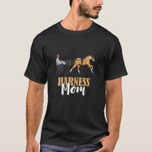 Womens Harness Racing Mama Race Trotting Horse Rac T-Shirt
