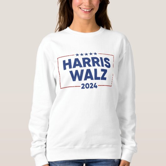 Womens Harris Waltz 2024 Wahl Kamala Harris Sweatshirt (Vorderseite)