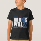Womens Harris Wz Rizz Funny Voting Kamala Präsiden T-Shirt (Vorderseite)