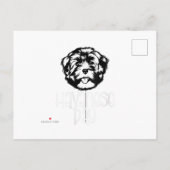 Womens Havanese Day Funny Havanese Dog Owner Ankündigungspostkarte (Rückseite)