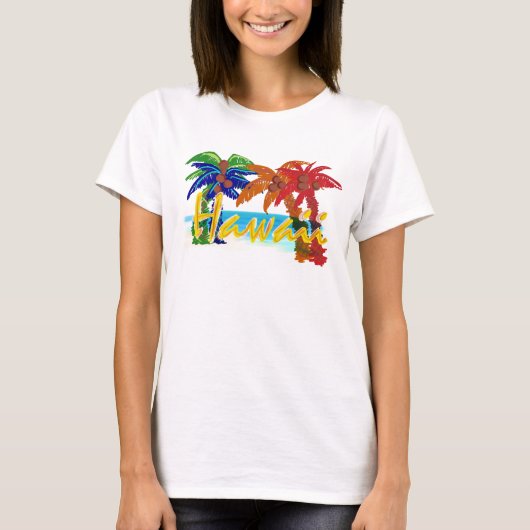 Womens Hawaii Beach Shirt (Vorderseite)