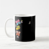 Womens He Makes All Things New Butterfly V-neck Kaffeetasse (Links)