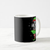 Womens Head Elf Christmas Girls Women Elf Squad Xm Kaffeetasse (VorderseiteRechts)